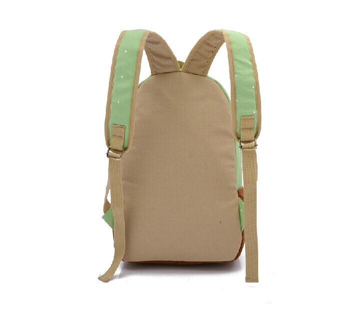 Neue candy farbe leinwand Damen Rucksäcke mode trend casual mädchen Schultaschen dot druck Rucksack umhänge