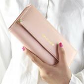 Förderung HOT Fashion Lady Tasche Damen Brieftasche Geldbörse Beliebt Lange Taschen PU Handtaschen Kartenhalter