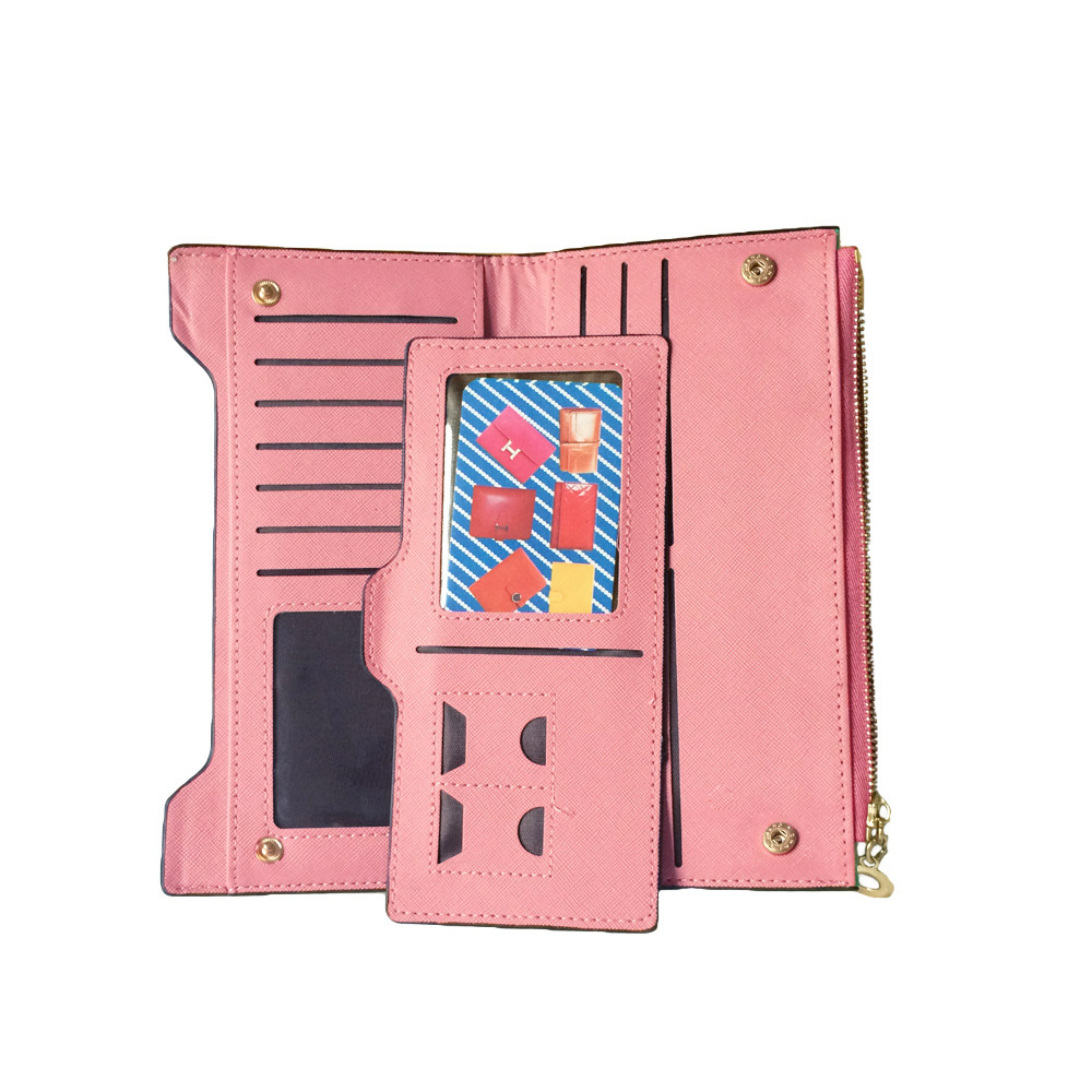 Mode Damen Tasche Lady Lange Geldbörse Weiblichen Candy Farbe bogen Knoten Pu Leder Carteira Feminina