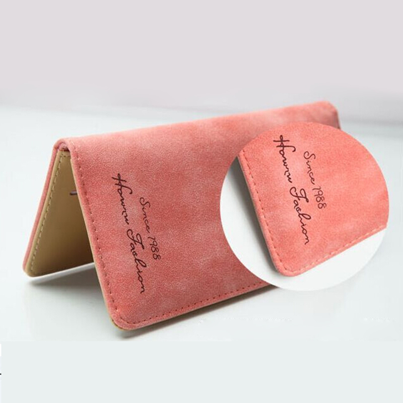 neue Vintage Lange Brieftasche Kartenhalter Beutel Geschenk Matte Leder Damen Geldbörsen Carteira