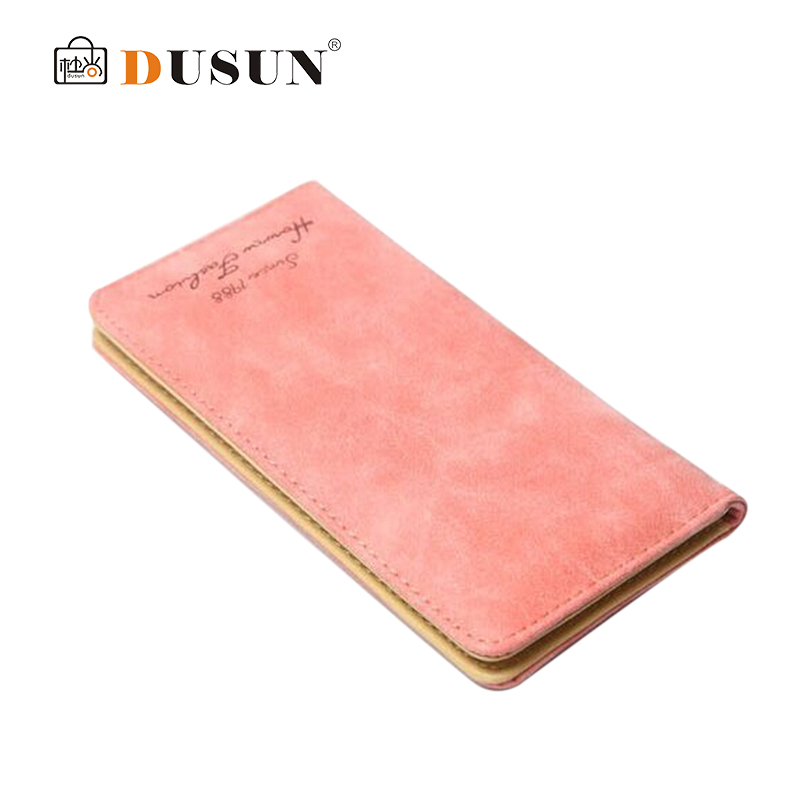 neue Vintage Lange Brieftasche Kartenhalter Beutel Geschenk Matte Leder Damen Geldbörsen Carteira