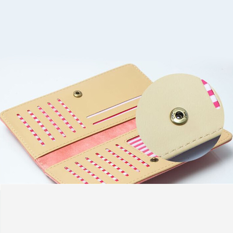 neue Vintage Lange Brieftasche Kartenhalter Beutel Geschenk Matte Leder Damen Geldbörsen Carteira