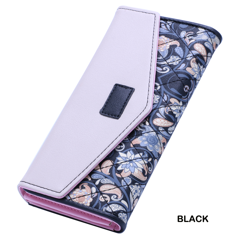 Mode Blume Damen Brieftasche 5 Farben Blume Langen Mappen Neue Populäre Tragbare Geldbörse Brieftasche Delica