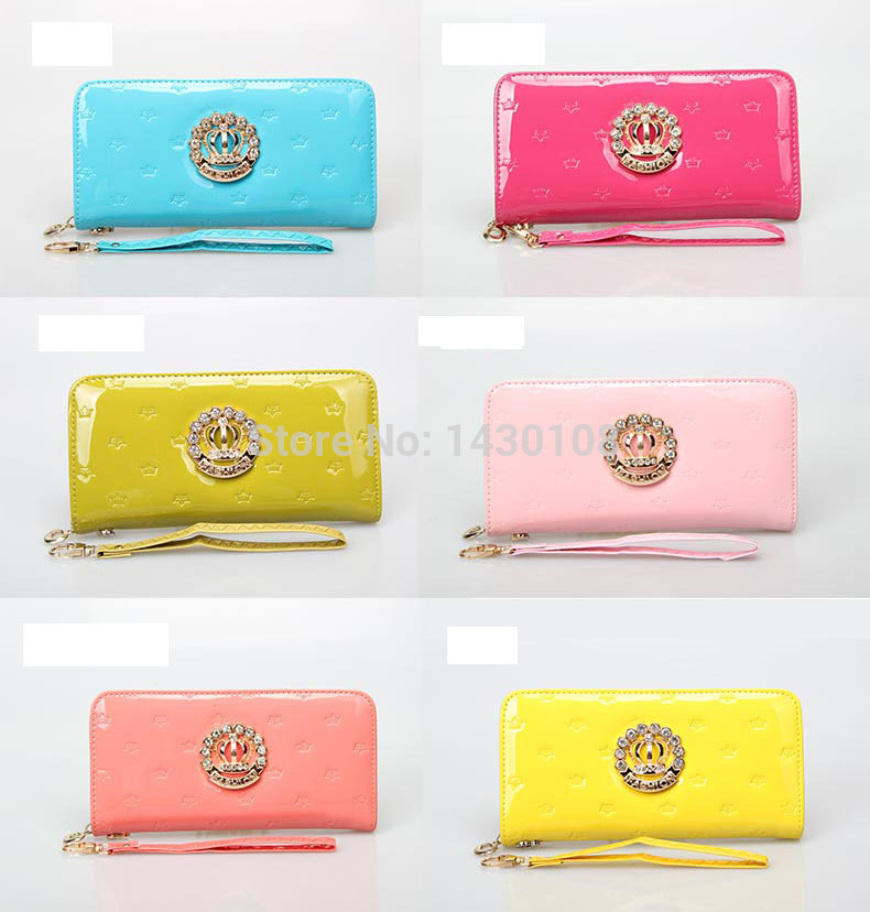 designer neue mode Damen Geldbörsen famous luxury brand top qualität pu Leder Strass dame Geldbörse