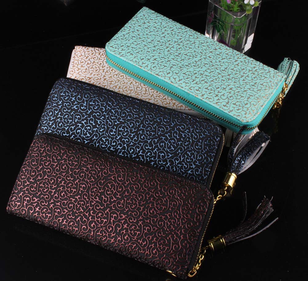 Mode Geldbörse Vintage Muster Damen Geldbörsen carteira feminina hohe Qualität Damen Kupplung
