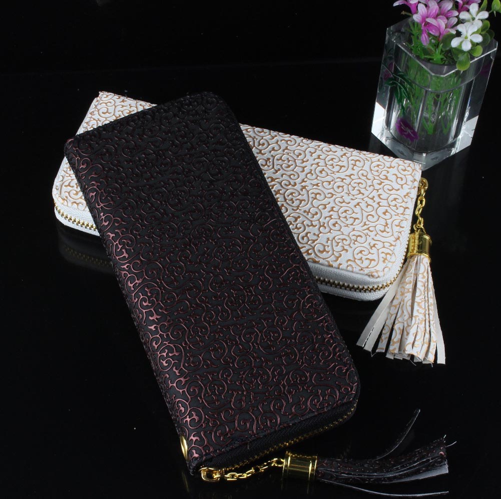 Mode Geldbörse Vintage Muster Damen Geldbörsen carteira feminina hohe Qualität Damen Kupplung