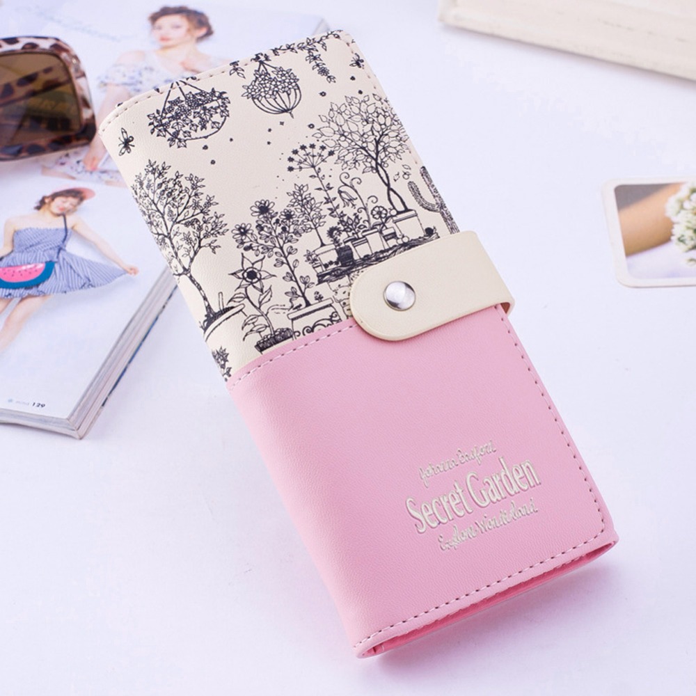 Sommer Stil Clutches Brieftaschen für Damen Pu Leder Geldbörse Weiblichen Lange Geldbörse Brieftasche