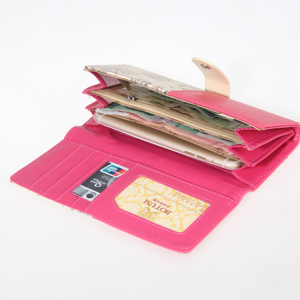 Sommer Stil Clutches Brieftaschen für Damen Pu Leder Geldbörse Weiblichen Lange Geldbörse Brieftasche