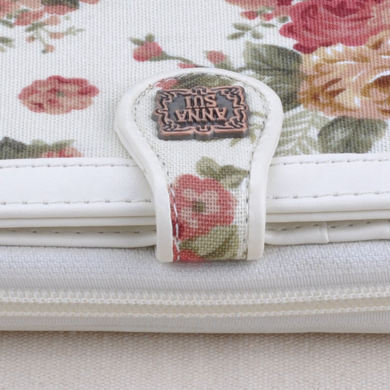 Fashion designer Damen ladies rose blume leinwand PU Haspe Geldbörse Kupplung kupplungen bag Taschen Brieftasche