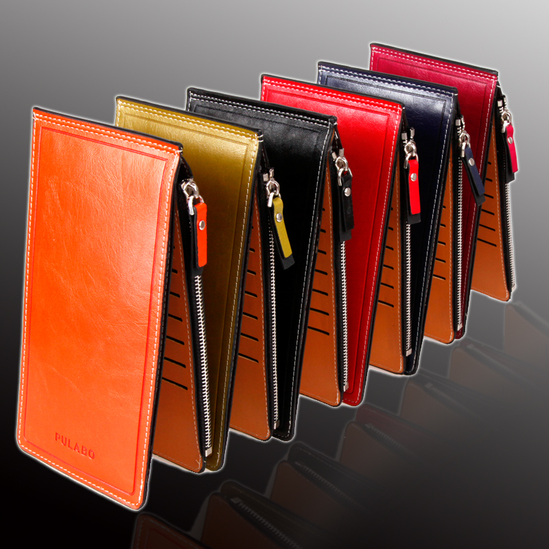 Huafei Neue Modemarke Brieftasche Damen Brieftasche Bunte Ultradünne Münze Reißverschluss