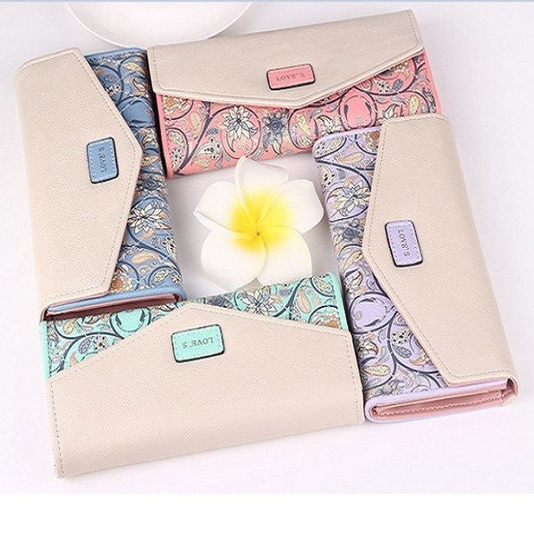 Luxus Lange Designer Berühmte Marke Handtasche Damen Leder Damen Geldbörsen Weiblicher Geldbeutel Handliche