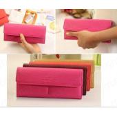 Damen pu umschlag Handtasche langen Leder Geldbörse Geldbeutel