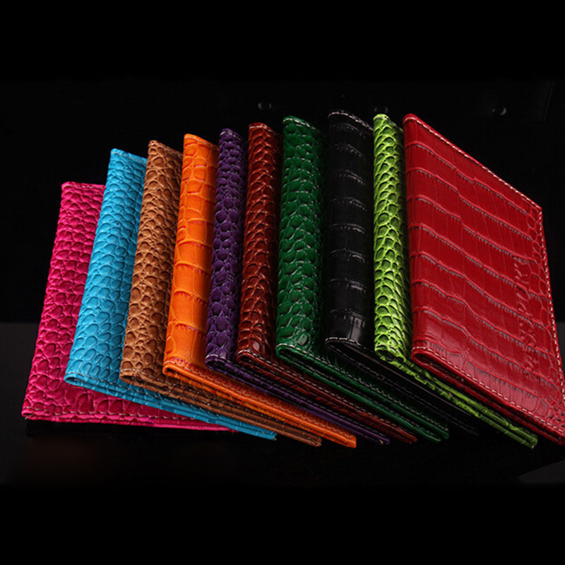 Passdecke Neue Ankunft Pu Leder Alligator Prägung Passort Halter Schutz Visitenkartenhalter