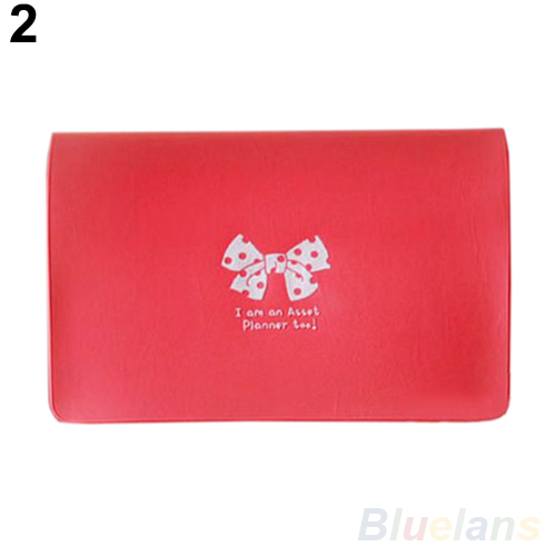 Damen Bowknot Geschäft Nette Karte Tasche Brieftasche Inhaber