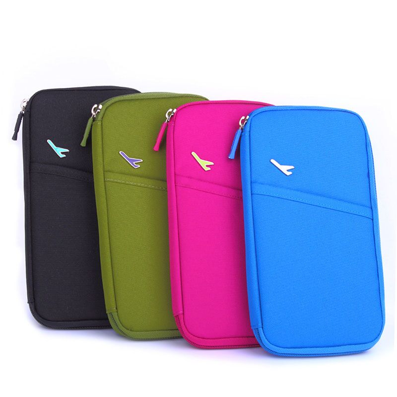 Neu Kommen Koreanische Stil Passport Wallet Travelus Polyester Karte Paket ID Halter Reise Aufbewahrungstasche