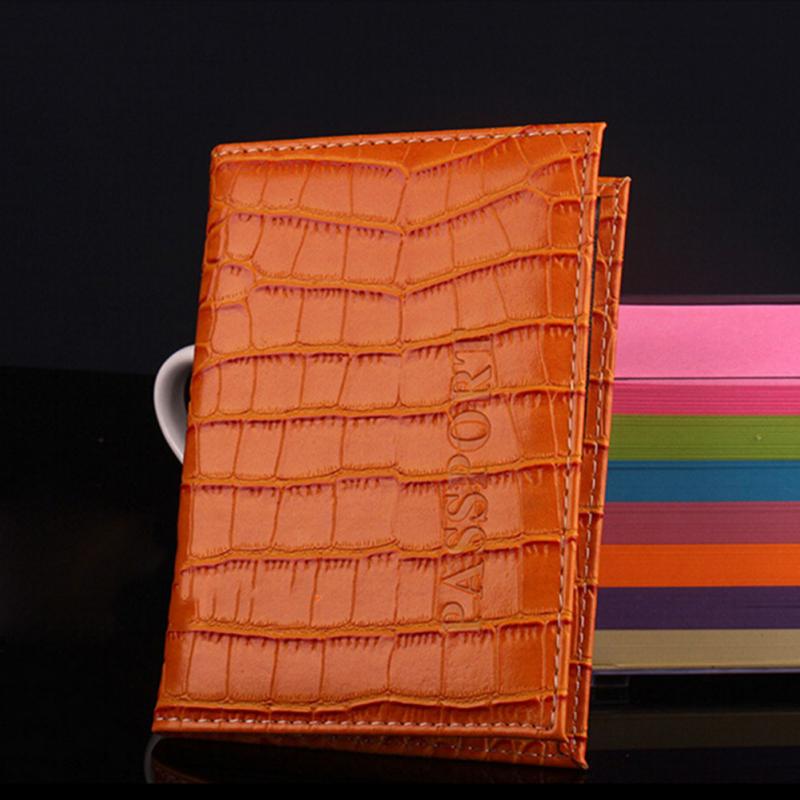 Delicate Geschäfts Kartenhalter Passdecke Pu Leder Alligator Prägung Reisepass