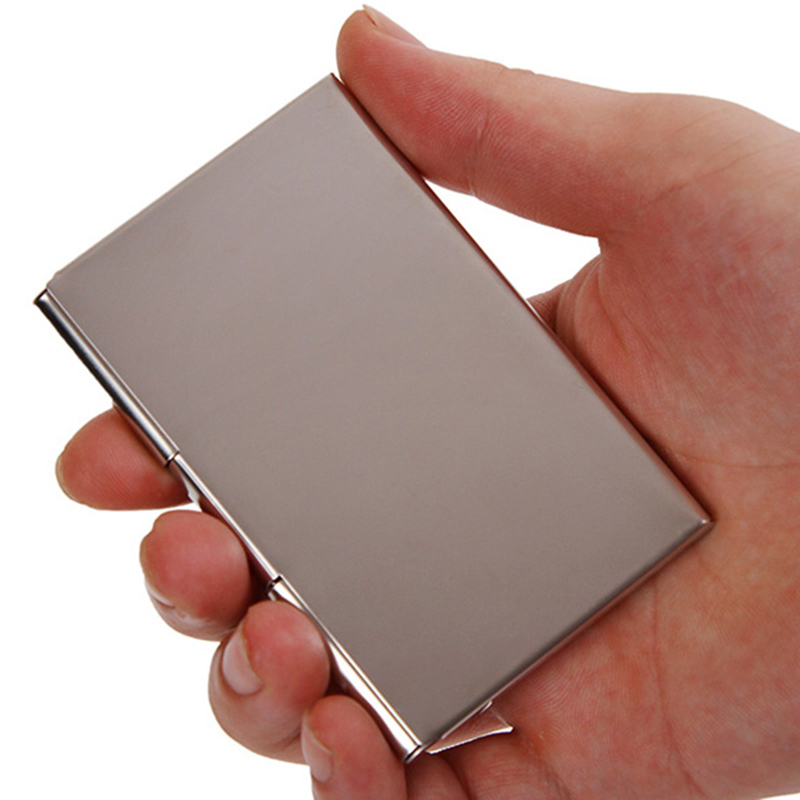 Edelstahl silber Aluminium Geschäft id kreditkarte puscard