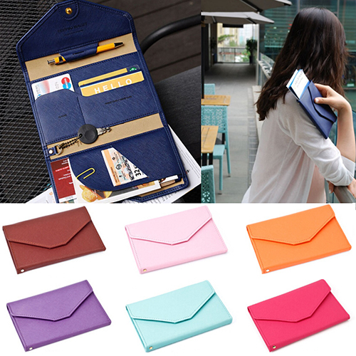 Kredit ID Kartenhalter Reisepass Cash Organizer Tasche Geldbörse Brieftasche Handtaschen