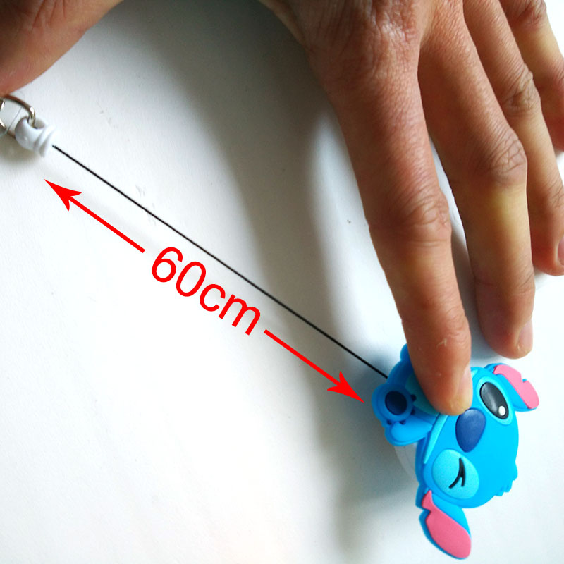 Silikon inhaber Bank Kreditkarte Halter Card Bus ID Halter Identität Abzeichen mit Cartoon Retractable Reel