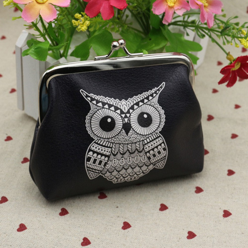 Ausgezeichnete Qualität heißer Verkauf Brieftaschen für Damen Owl Muster weibliche Brieftasche