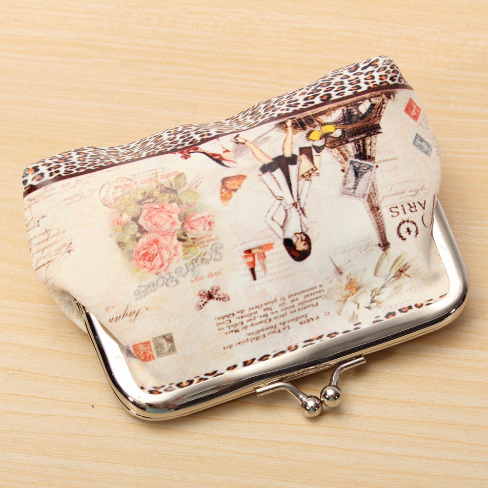 Heiße Damen Niedliche Geldbörse Top Leder Charakter Kleine Brieftasche Mädchen ändern Tasche Haspe
