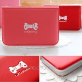 Korea Fashion Business Kreditkarteninhaber Taschen Leder Schnalle Scheckkartebeutel etui ID Karte Brieftaschen