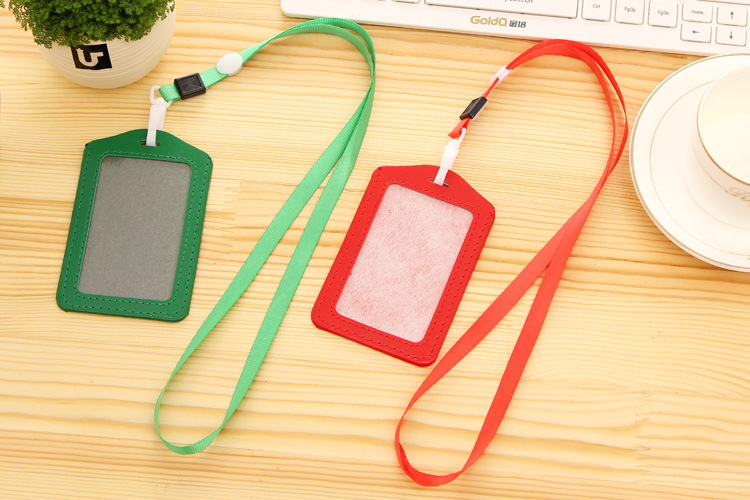 Bank Kreditkarte Halter Damen Herren Pu Leder Umhängeband Card Bus ID inhaber süßigkeiten farbe