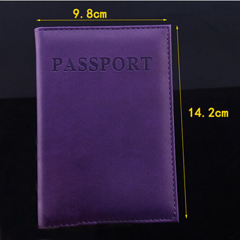Neue Mode PU Kartenhalter Damen Reisepassinhabers Business Passdecke ID Kreditkarteninhaber Herren Passport Wallet