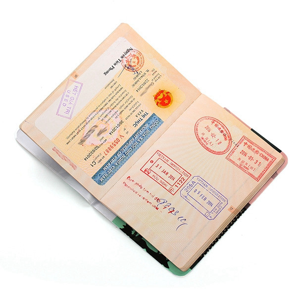 PVC Reisepass Identität ID Kreditkarte Abdeckung Taschen Dokument Ordner Reisepass Taschen Schöne Eiffelturm