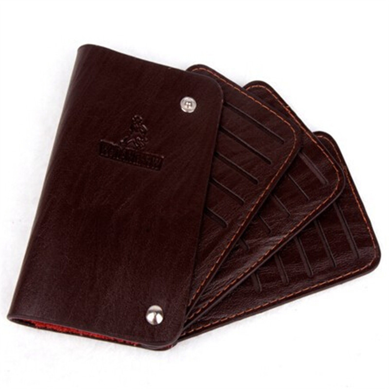 New Vintage Retro stil Aus Echtem Leder Kreditkartenetui 3 Farben Card   ID Halter Visitenkartenhalter