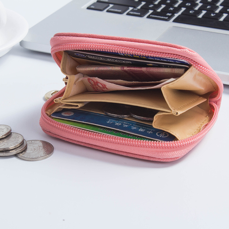 Leder Geldbörse Plüsch Niedliche Kleine Geldbörsen Geldbörse Brieftasche Kartenhalter Damen Mini