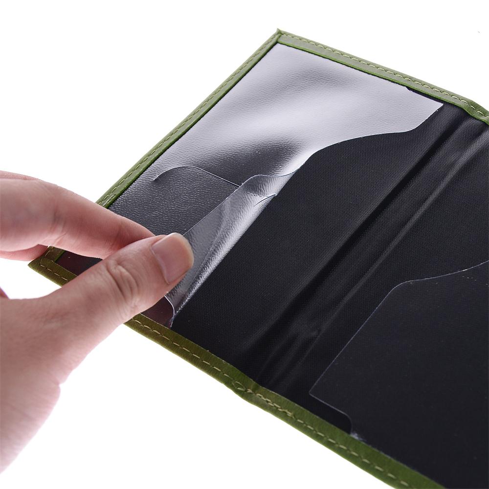 1 stück Hohe Qualität Unisex Damen Herren Reisepassinhabers Pu Leder Geldbörse ID Kreditkarteninhaber