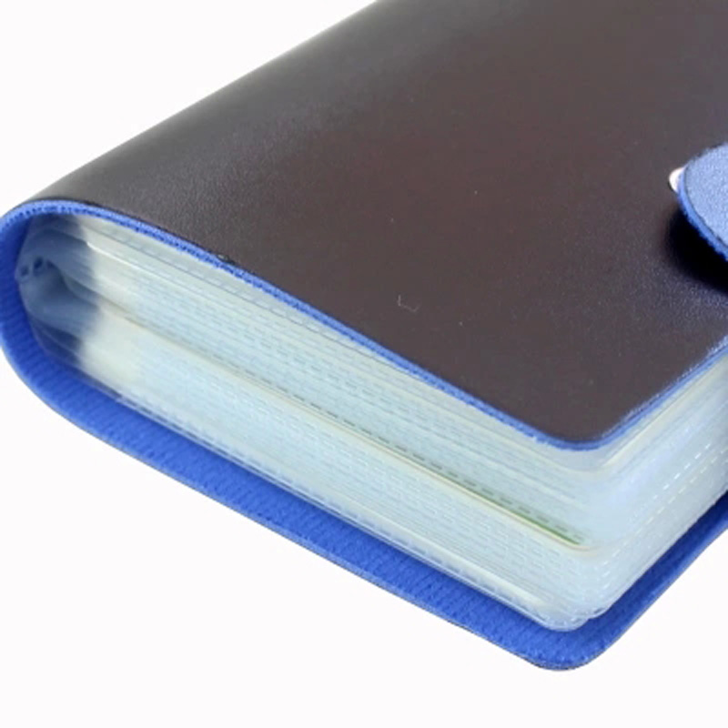 Fashion Business Kreditkarteninhaber Taschen Leder Schnalle Scheckkartebeutel 60 Karte Identifikation halter