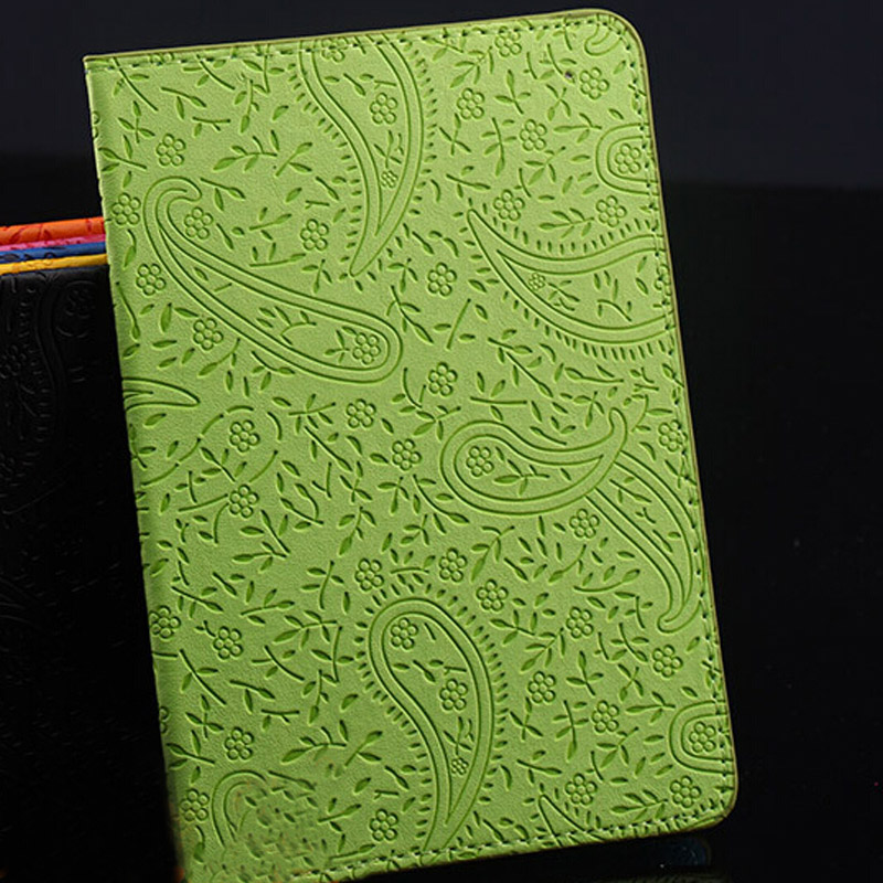 lavendel Reisepass Abdeckung PU Leder ID Karte Fahrkarte Beutelpackungen Passport Covers Paßbeutel