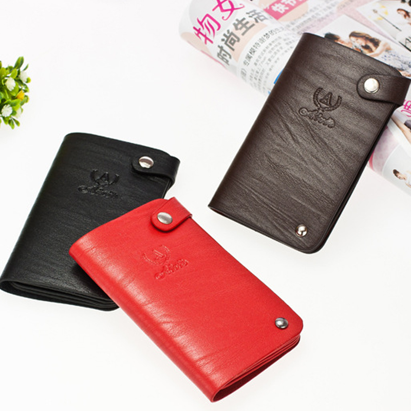 Hit Ihr Herz 3 Farben Kreditkarten Halter Whirling ID halter Karten Karte Box Vintage Große Kapazität