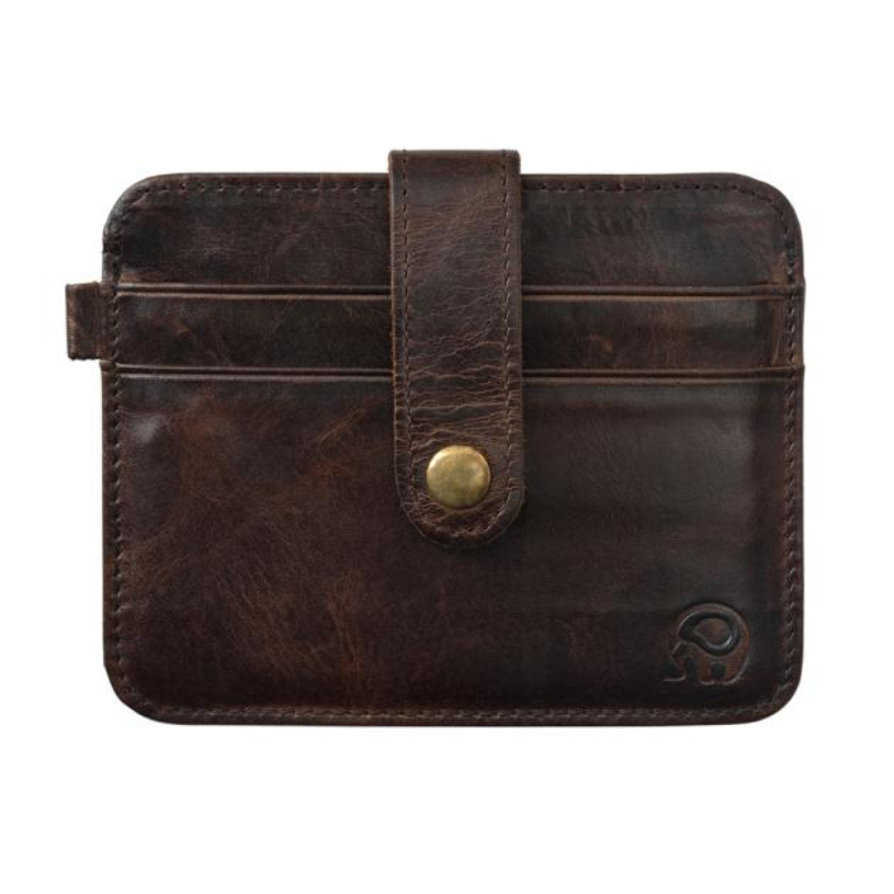 Marke Neue Slim Kreditkarte Halter Mini Geldbörse Herren Leder ID Handtasche Tasche Pouch