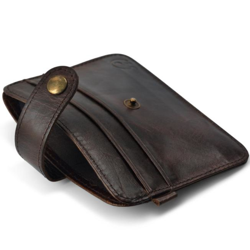 Marke Neue Slim Kreditkarte Halter Mini Geldbörse Herren Leder ID Handtasche Tasche Pouch