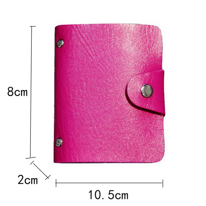 neue Kreditkarteninhaber Herren Damen Reisepassinhabers Porte Pu Leder Kartenhalter Schnalle Business Id karte