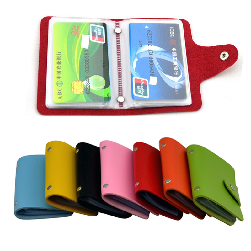 neue Kreditkarteninhaber Herren Damen Reisepassinhabers Porte Pu Leder Kartenhalter Schnalle Business Id karte