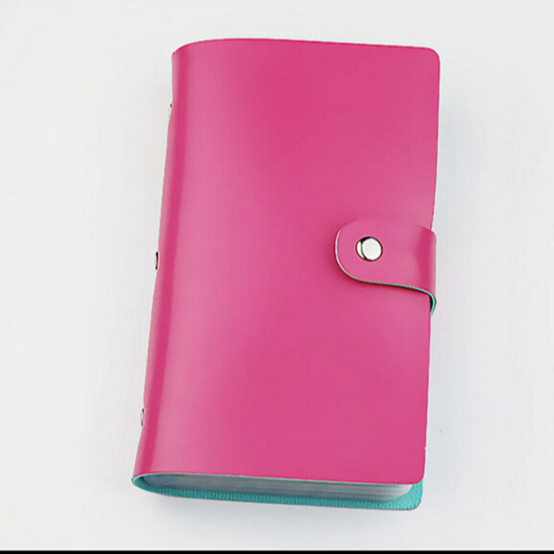 doppel Haspe Damen Herren karte Taschen namen ID Visitenkartenhalter Hochwertiges Leder