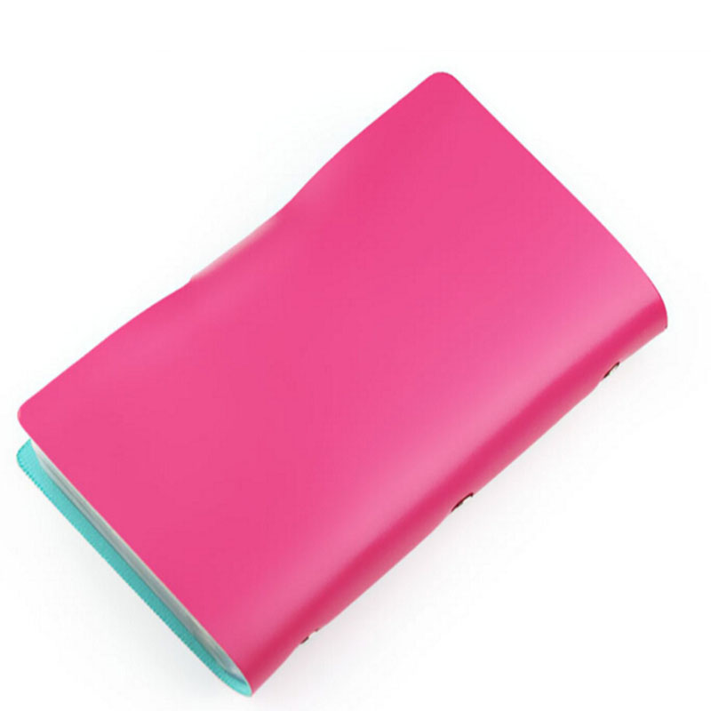 doppel Haspe Damen Herren karte Taschen namen ID Visitenkartenhalter Hochwertiges Leder