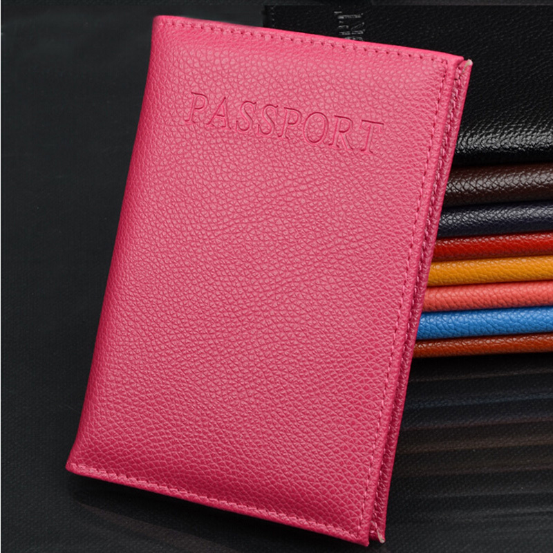 Neue Pu Leder Damen Reisepass Paar Modelle Damen Travel pass abdeckung Unisex Karte Mann Kartenhalter