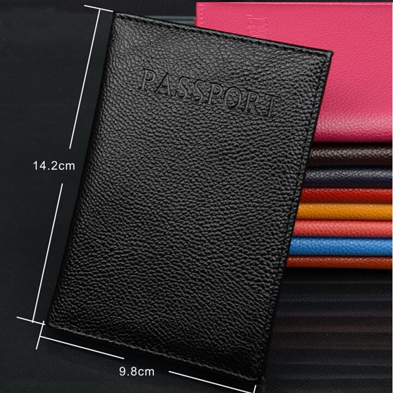 Neue Pu Leder Damen Reisepass Paar Modelle Damen Travel pass abdeckung Unisex Karte Mann Kartenhalter