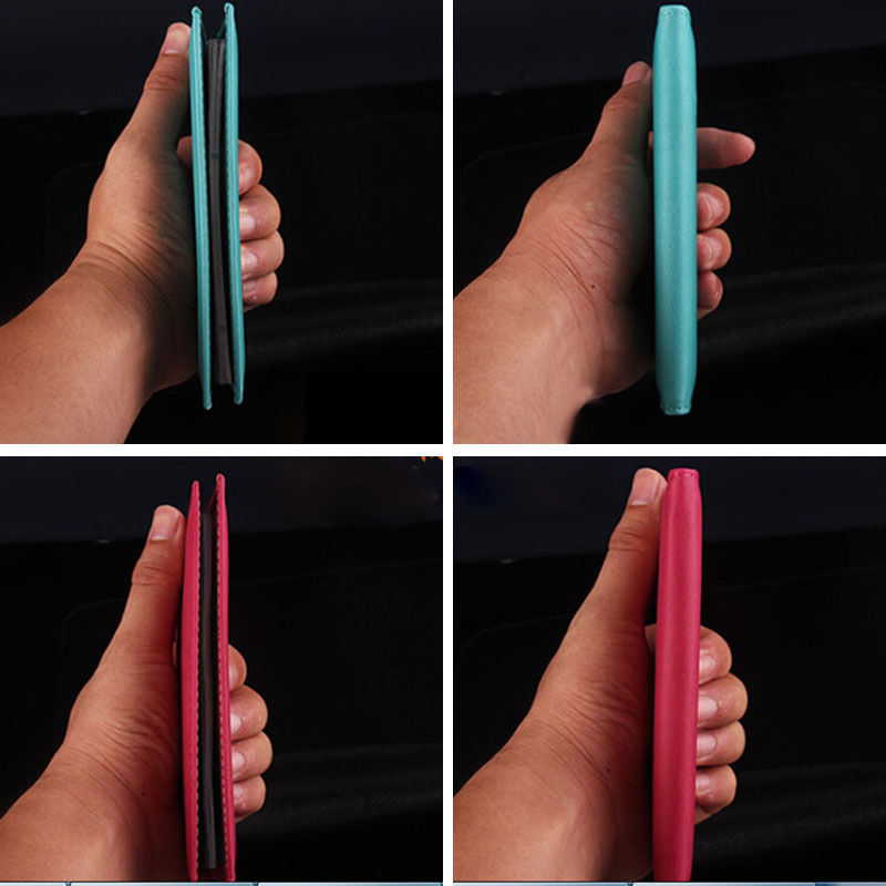 6 Farben Damen Herren Reisepass Immitation Leder Damen Herren Travel pass abdeckung Card Halter