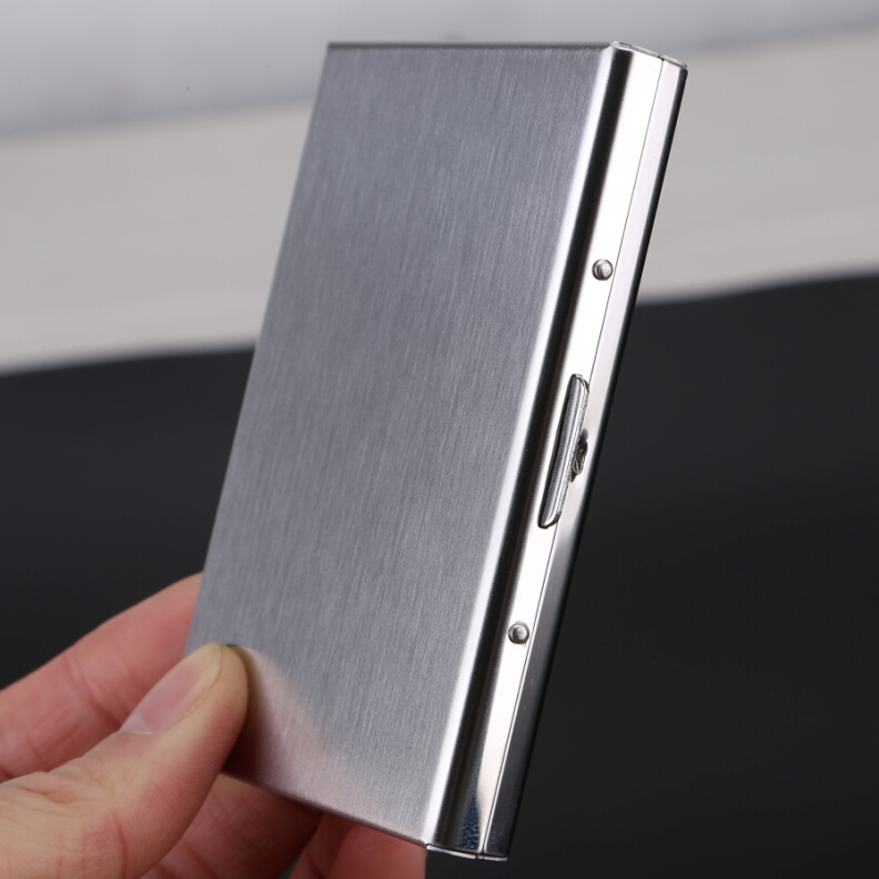 EASTNIGHTS neue ankunft Hochwertigem edelstahl Herren kreditkarteninhaber Damen metall scheckkarte Kasten karte