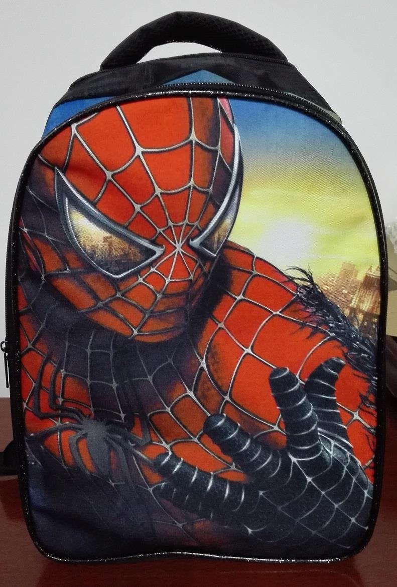 Neue mode  cartoon Rucksack mit Reißverschluss mode stil junge kühl spiderman Tasche kind Schultasche