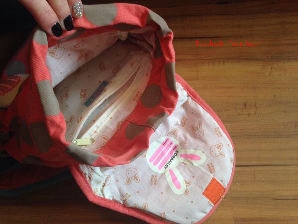 neue mode tierstils Schultasche niedlich 3d kaninchen plüsch zugschnur Rucksack kinder Schultaschen