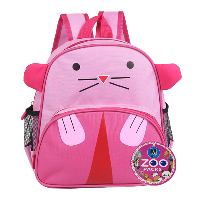 Kinder Schultaschen  Großhandel new Cartoon tier charakter leinwand Kindergarten Kinder Schul mochila infantil