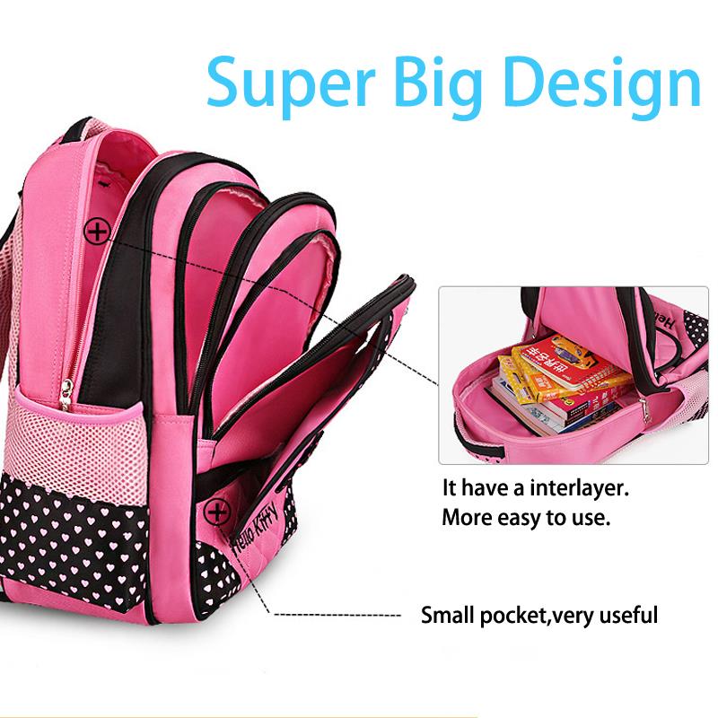Neue Mode Kinder Schultaschen Infantil Taschen für Mädchen Rucksack Weibliche Kind Tasche Kind Druck