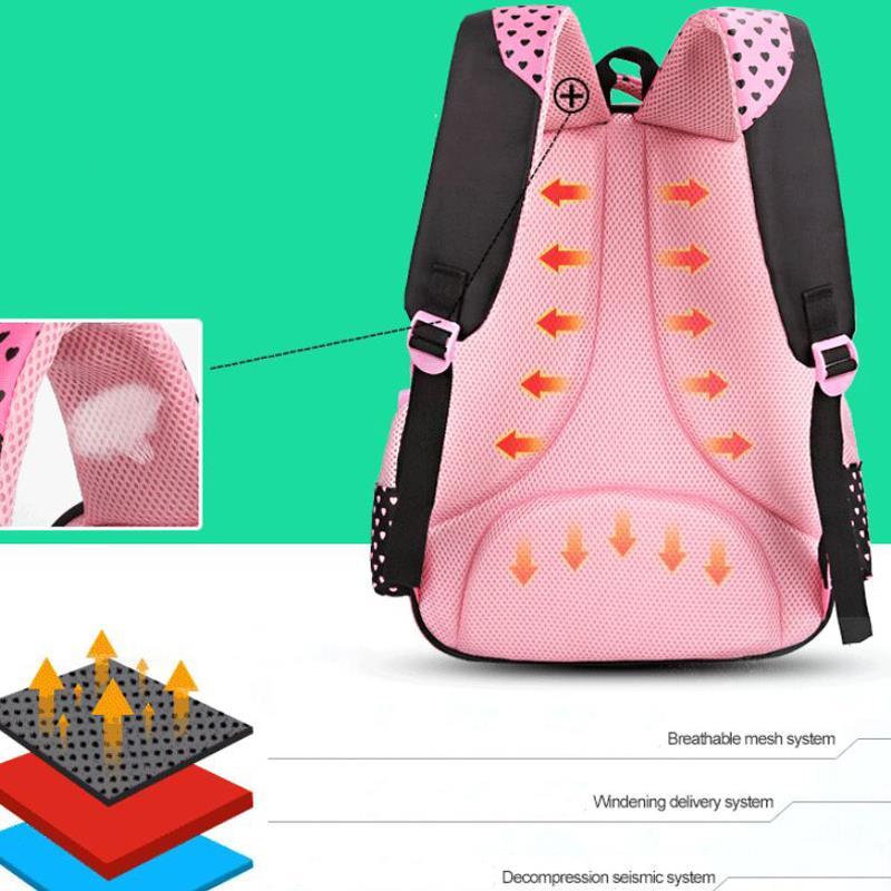 Neue Mode Kinder Schultaschen Infantil Taschen für Mädchen Rucksack Weibliche Kind Tasche Kind Druck